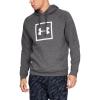 imageUnder Armour Mens Rival Fleece Logo HoodieCharcoal Light Heather