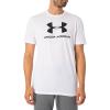 imageUnder Armour Mens Sportstyle Logo ShortSleeve TShirtWhite