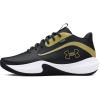 imageUnder Armour Unisex Adult Lockdown 7 Basketball Shoe001 BlackBlackMetallic Gold