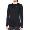 imageUnder Armour Womens Base Crew 30 CrewNeck TShirtBlack 001Glacier Gray