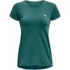 imageUnder Armour Womens HeatGear Armour ShortSleeve TShirt722 Coastal Teal   Iridescent