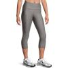 imageUnder Armour Womens HeatGear High Waisted Pocketed Capri020 Charcoal Light Heather   Black