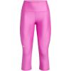 imageUnder Armour Womens HeatGear High Waisted Pocketed Capri572 Vivid Magenta   White