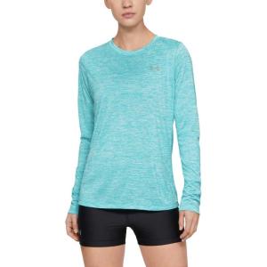 imageUnder Armor Womens Featherweight Fleece CrewBreathtaking Blue 400Metallic Silver