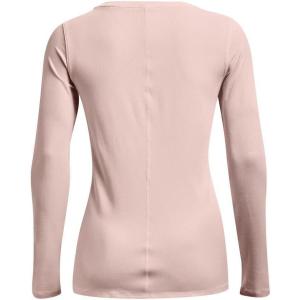 imageUnder Armor Womens Featherweight Fleece CrewMicro Pink 685Metallic Silver