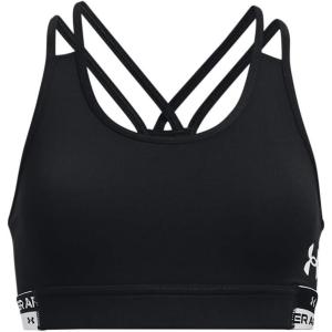 imageUnder Armour Girls Armour HeatGear Mid Impact Sports Bra002 Black   White
