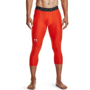 imageUnder Armour Mens HeatGear Armour 34 Leggings860 Dark Orange   White