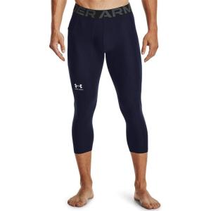 imageUnder Armour Mens HeatGear Armour 34 LeggingsMidnight Navy 410White
