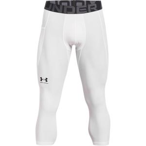 imageUnder Armour Mens HeatGear Armour 34 LeggingsWhite 100Black
