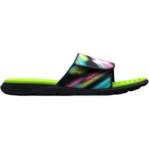 imageUnder Armour Mens Ignite Pro Slide Sandal002 BlackLime SurgeWhite