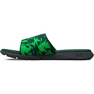 imageUnder Armour Mens Ignite Pro Slide Sandal303 Green ScreenGreenwoodPitch Gray