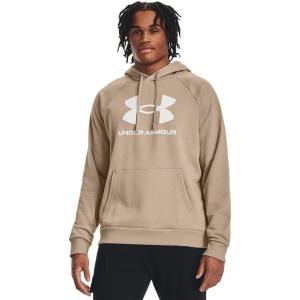 imageUnder Armour Mens Rival Fleece Logo Hoodie236 Sahara   White