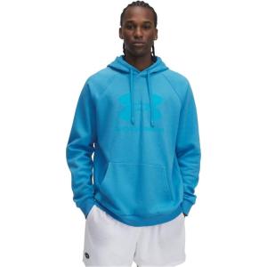 imageUnder Armour Mens Rival Fleece Logo HoodieEther BlueBlue Topaz