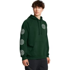 imageUnder Armour Mens Rival Fleece Logo HoodieGrn
