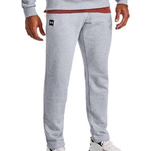 imageUnder Armour Mens Rival Fleece PantsMod Gray Light Heather 011Onyx White