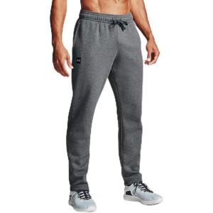 imageUnder Armour Mens Rival Fleece PantsPitch Gray Light Heather 012Onyx White