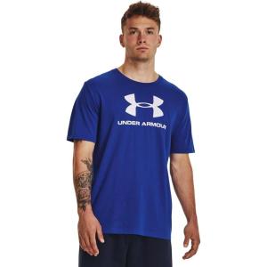 imageUnder Armour Mens Sportstyle Logo ShortSleeve TShirt402 Royal   White
