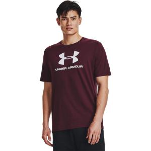 imageUnder Armour Mens Sportstyle Logo ShortSleeve TShirt602 Dark Maroon   Black