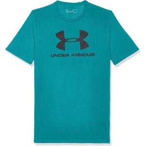 imageUnder Armour Mens Sportstyle Logo ShortSleeve TShirt722 Coastal Teal   Black