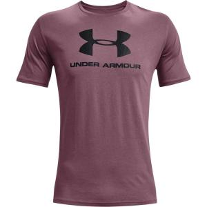 imageUnder Armour Mens Sportstyle Logo ShortSleeve TShirtAsh Plum 554Black