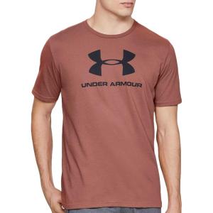 imageUnder Armour Mens Sportstyle Logo ShortSleeve TShirtCedar Brown 226Black