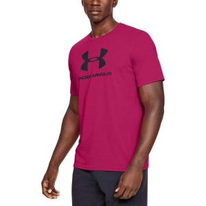 imageUnder Armour Mens Sportstyle Logo ShortSleeve TShirtExuberant Pink