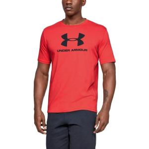 imageUnder Armour Mens Sportstyle Logo ShortSleeve TShirtMartian Red