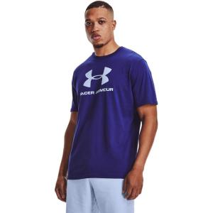 imageUnder Armour Mens Sportstyle Logo ShortSleeve TShirtRegal 415Isotope Blue