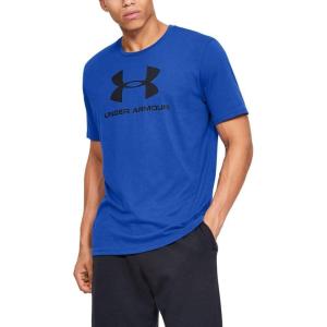 imageUnder Armour Mens Sportstyle Logo ShortSleeve TShirtVersa Blue