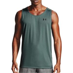 imageUnder Armour Mens Tech Tank 20Lichen Blue 424Black