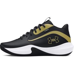 imageUnder Armour Unisex Adult Lockdown 7 Basketball Shoe001 BlackBlackMetallic Gold