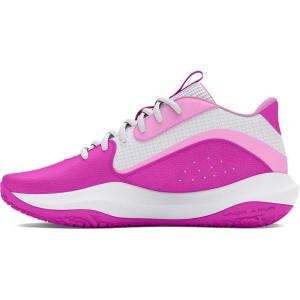 imageUnder Armour Unisex Adult Lockdown 7 Basketball Shoe102 WhiteStellar PinkVivid Magenta