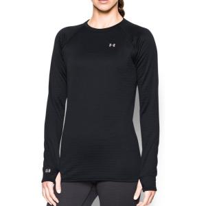 imageUnder Armour Womens Base Crew 30 CrewNeck TShirtBlack 001Glacier Gray