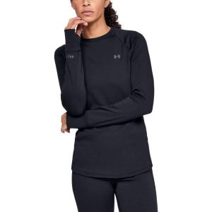 imageUnder Armour Womens Base Crew 30 CrewNeck TShirtBlack