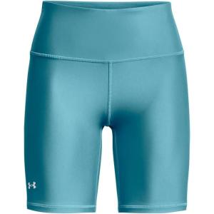 imageUnder Armour Womens Heatgear Bike Shorts433 Glacier Blue   White