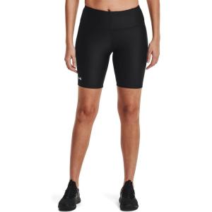 imageUnder Armour Womens Heatgear Bike ShortsBlack 001Metallic Silver