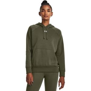 imageUnder Armour Womens Rival Fleece Hoodie390 Marine Od Green   White