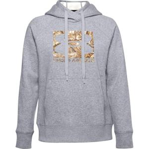 imageUnder Armour Womens Rival Fleece HoodieMod Gray Light Heather 011Realtree Edge