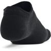 imageUnder Armour Essential No Show Socks 6 Pack001 Black  Black  Castlerock