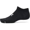 imageUnder Armour Essential No Show Socks 6 Pack002 Black  Black  Halo Gray