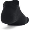 imageUnder Armour Essential No Show Socks 6 Pack002 Black  Black  Halo Gray
