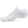 imageUnder Armour Essential No Show Socks 6 Pack100 White  White  Halo Gray