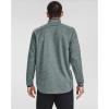 imageUnder Armour Mens Armour Fleece 12 Zip TShirtLichen Blue 424Black