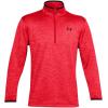 imageUnder Armour Mens Armour Fleece 12 Zip TShirtRed 600Black