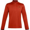 imageUnder Armour Mens Armour Fleece 12 Zip TShirtRich Orange 830Black