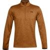 imageUnder Armour Mens Armour Fleece 12 Zip TShirtYellow Ochre 707Black