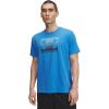 imageUnder Armour Mens Boxed Sports Updated Short Sleeve T Shirt402 Blue Atlantis   Ash Blue