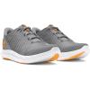 imageUnder Armour Mens Charged Speed Swift SneakerMod Gray Nova Orange Metallic Silver