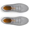 imageUnder Armour Mens Charged Speed Swift SneakerMod Gray Nova Orange Metallic Silver