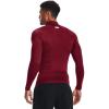 imageUnder Armour Mens ColdGear Compression MockCardinalWhite